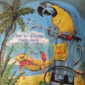 Vintage Caribbean Soul Parrot Graphic Tank Top